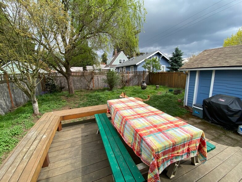 Back yard - 6814 North Boston Avenue