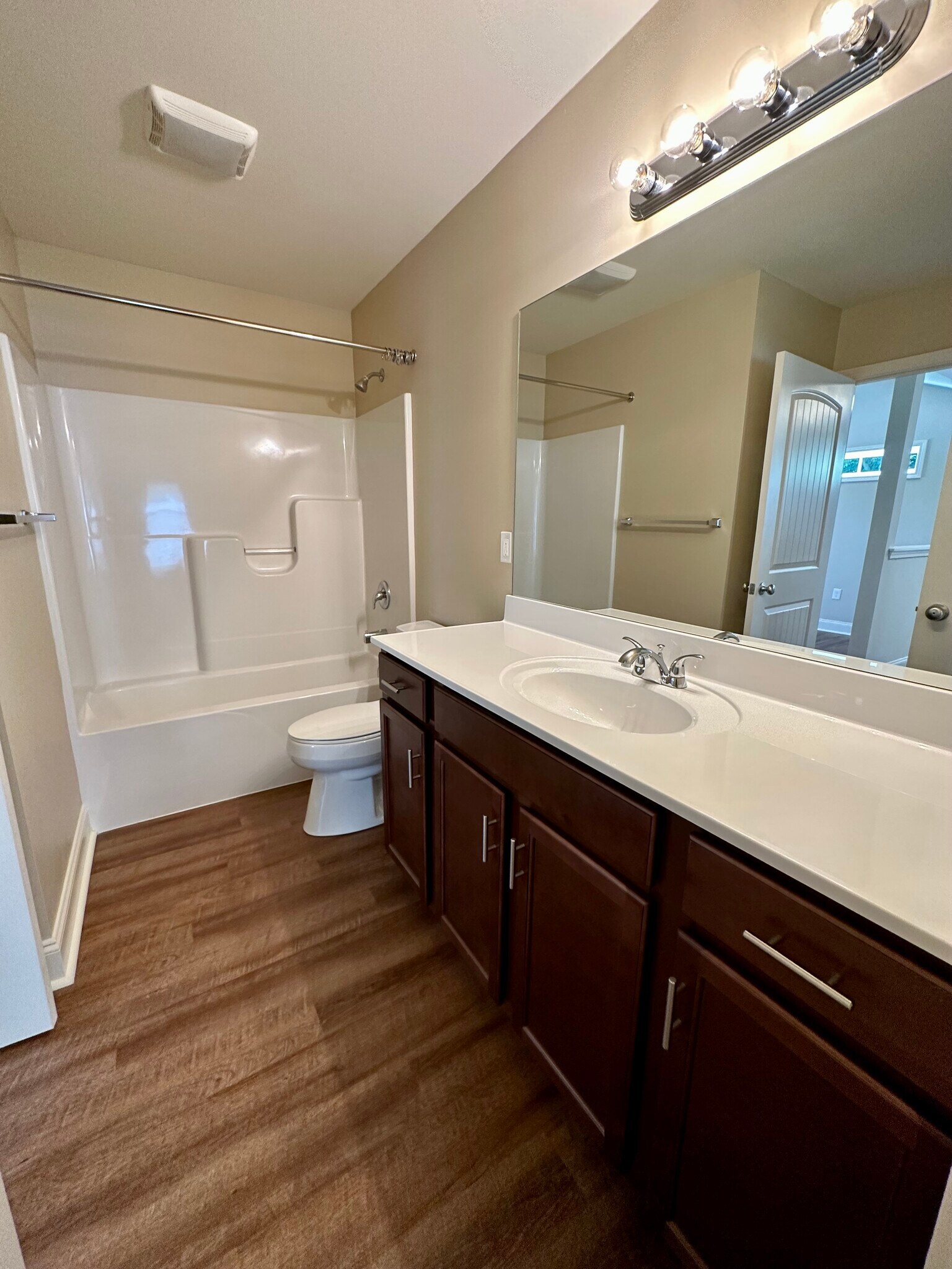 Shower/tub combo, subway tile to ceiling (not shown), soft close toilet seat - 891 Old Vinton Mill Rd NE Unit B