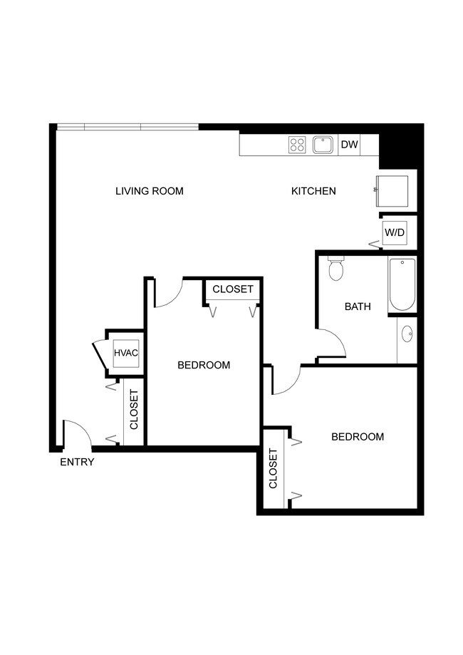 Floorplan - West 7th Apartments