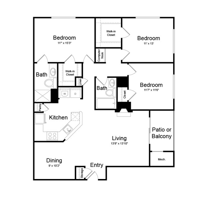 Floorplan - Elme Dulles