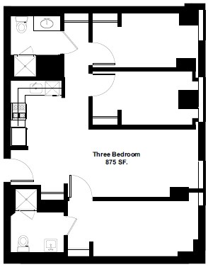 3BR/2BA - Baumhart Hall