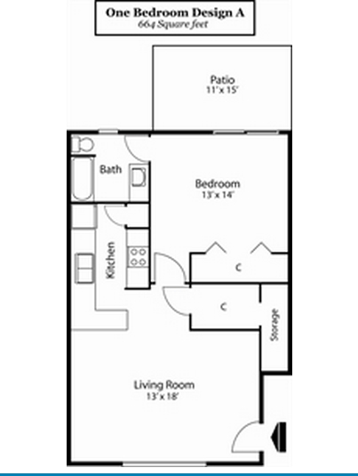 1B2,1B2E,1BE - The Jeffersonian Apartments Of Indianapolis