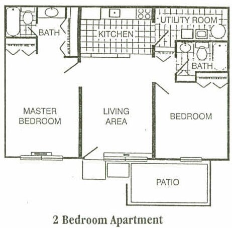 2BR/2BA - Harmony Woods