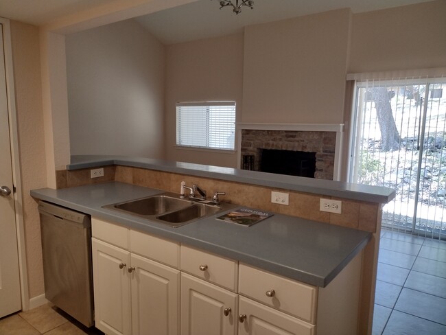 Kitchen looking into Living Room - 25 Marina Cir