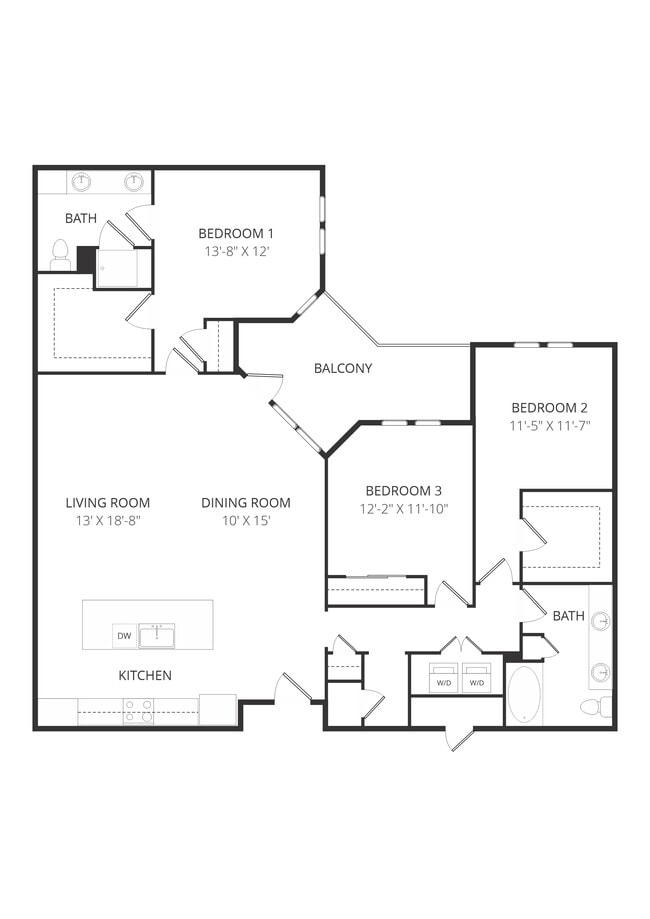 Floorplan - Lofts at Watters Creek Apartments
