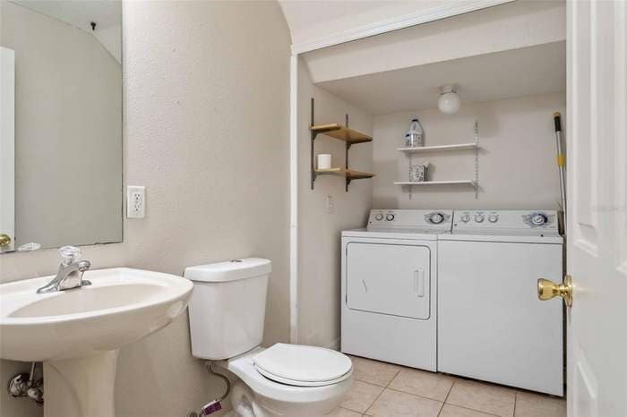 Downstairs Bath & Laundry - 9412 Charlesberg Dr