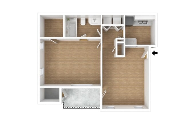 1A Floor Plan - Woodland Oaks