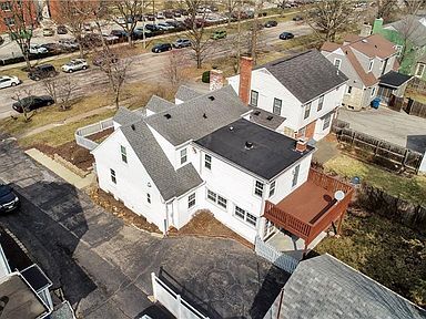 Arial view looking towards Butler University. - 5101 Boulevard Pl