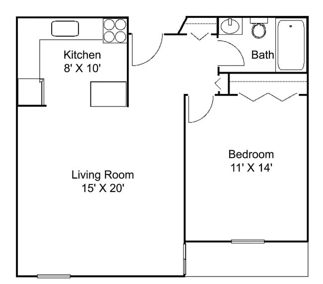 Floorplan - Hillsborough Apartments