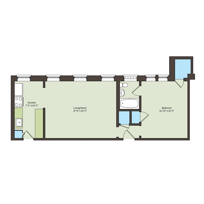 Floorplan - 5325 S. Hyde Park Boulevard