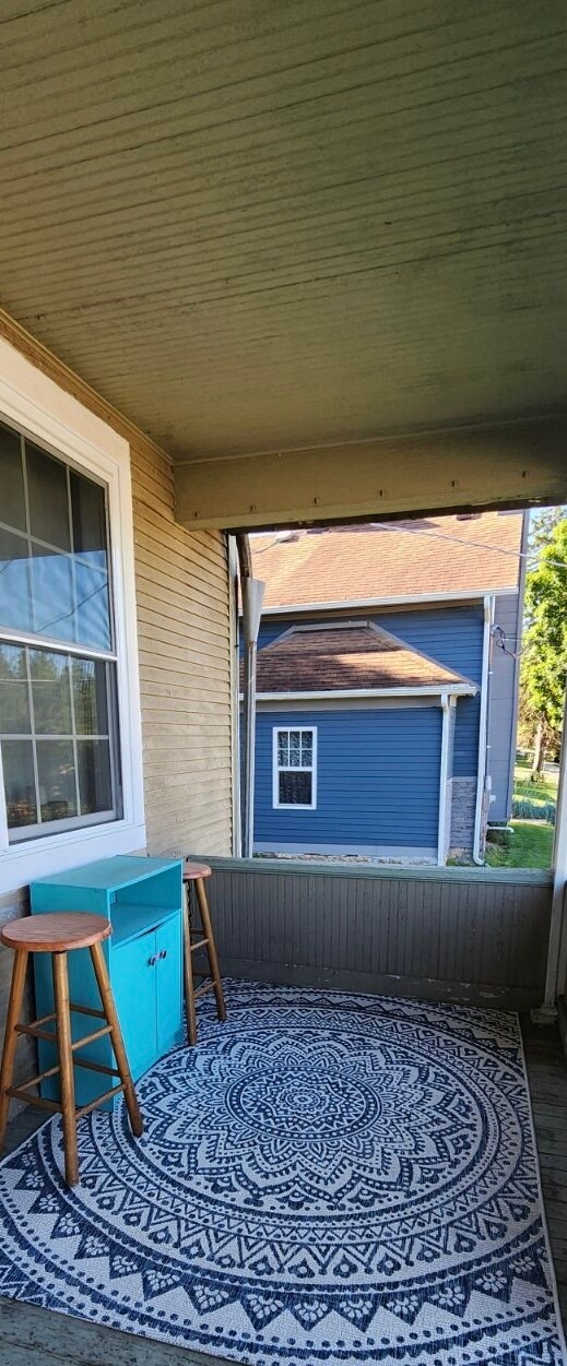 Or unwind with Yoga on the Front Porch - 314 N Van Buren St