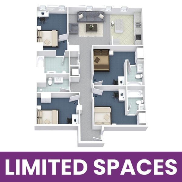 University Lofts 4x4A - Limited Spaces - University Lofts