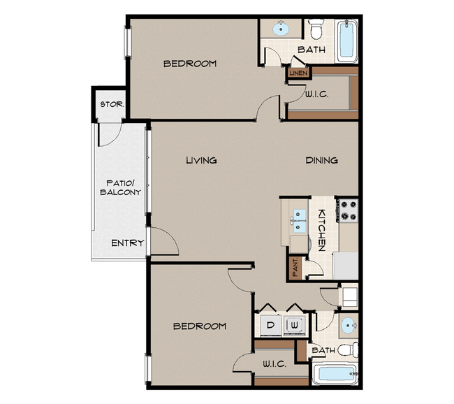 Floorplan - Summit at 7700