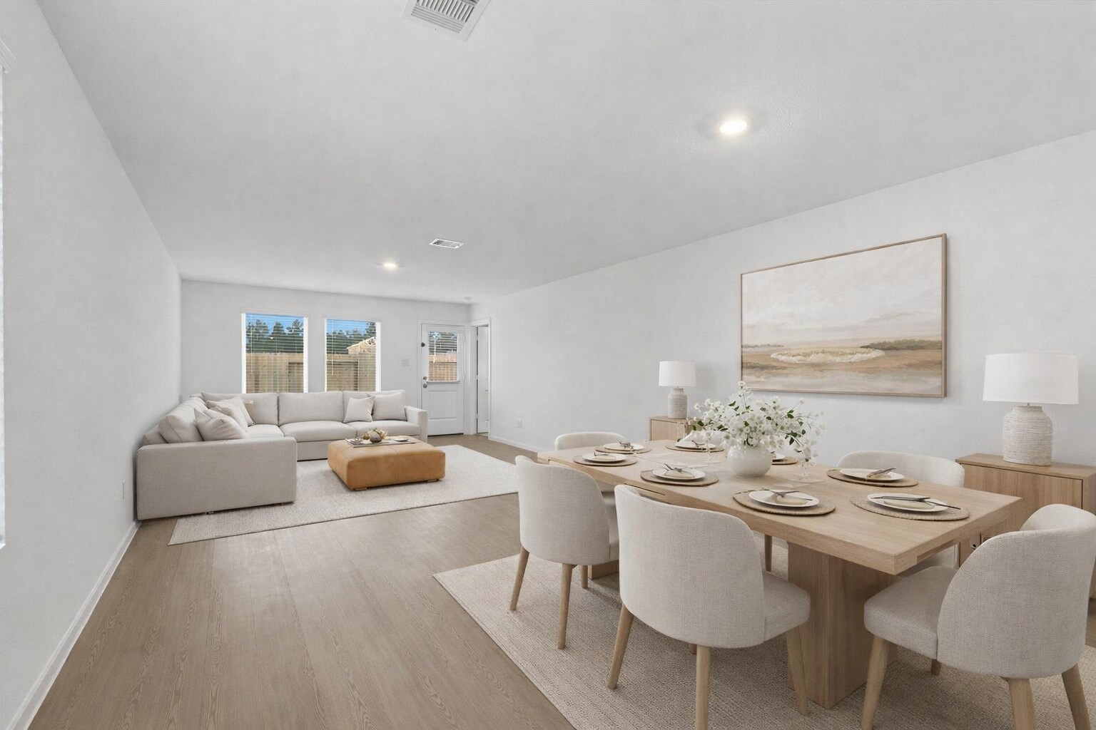 Virtually staged to showcase the expansive living space - 25409 Carnation Ct