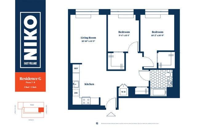 Floorplan - Niko East Village