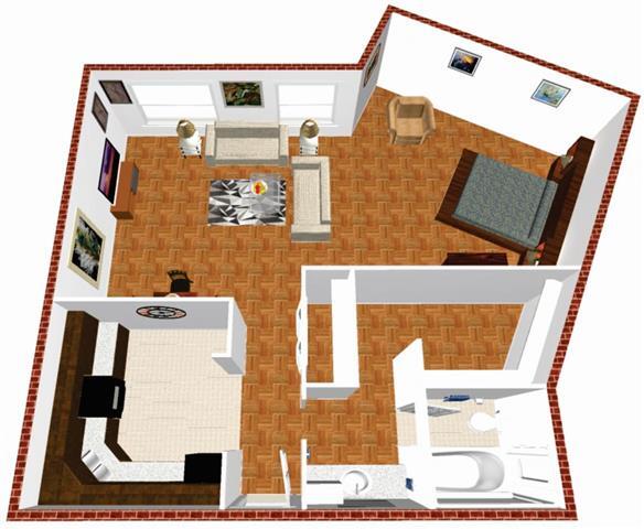 Floorplan - Serrano Apartments