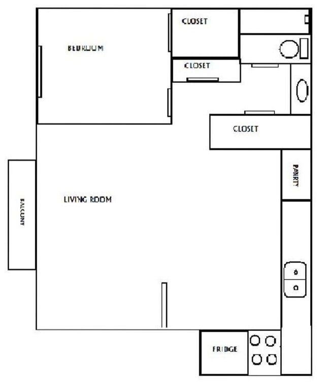 Floorplan - The Oaks Apartments