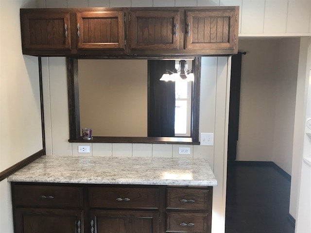 kitchen wall cut out, counter and extra storage space - 512 Carlyle Ln