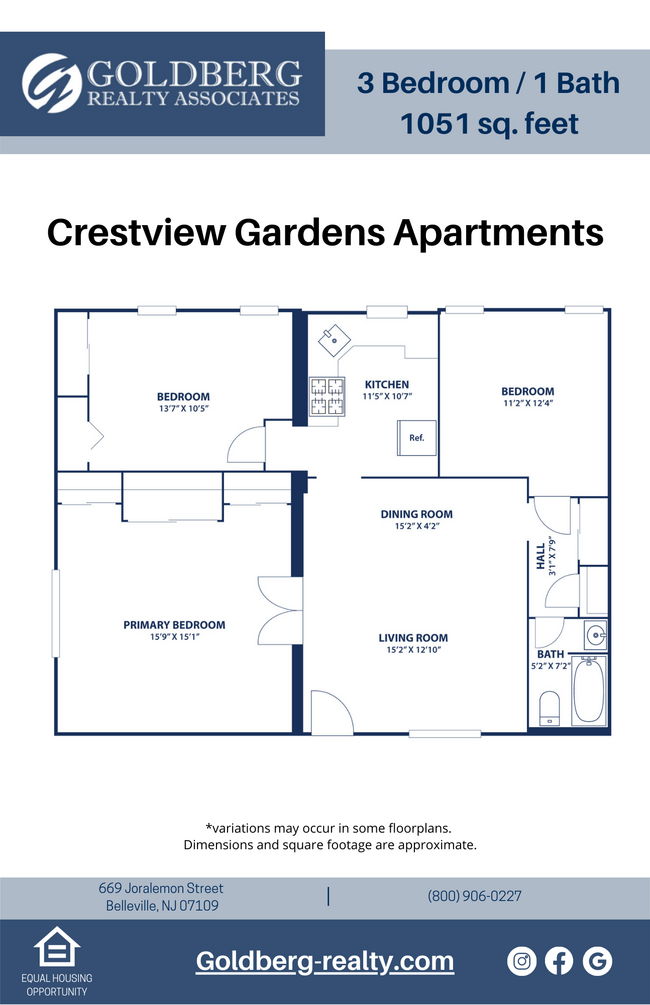 Floorplan - Crestview Gardens Apartments