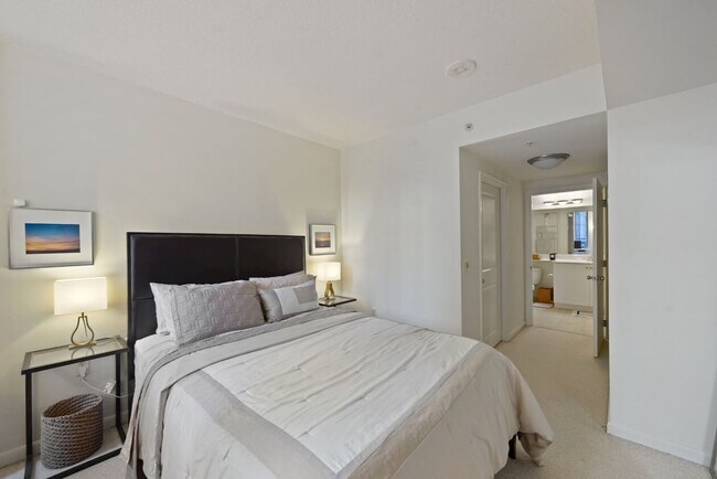 Bedroom includes a walk in closet - 851 N Glebe Rd