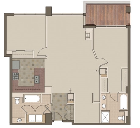 2BR/2BA - The Esplanade