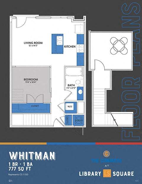 Floorplan - The Congress at Library Square