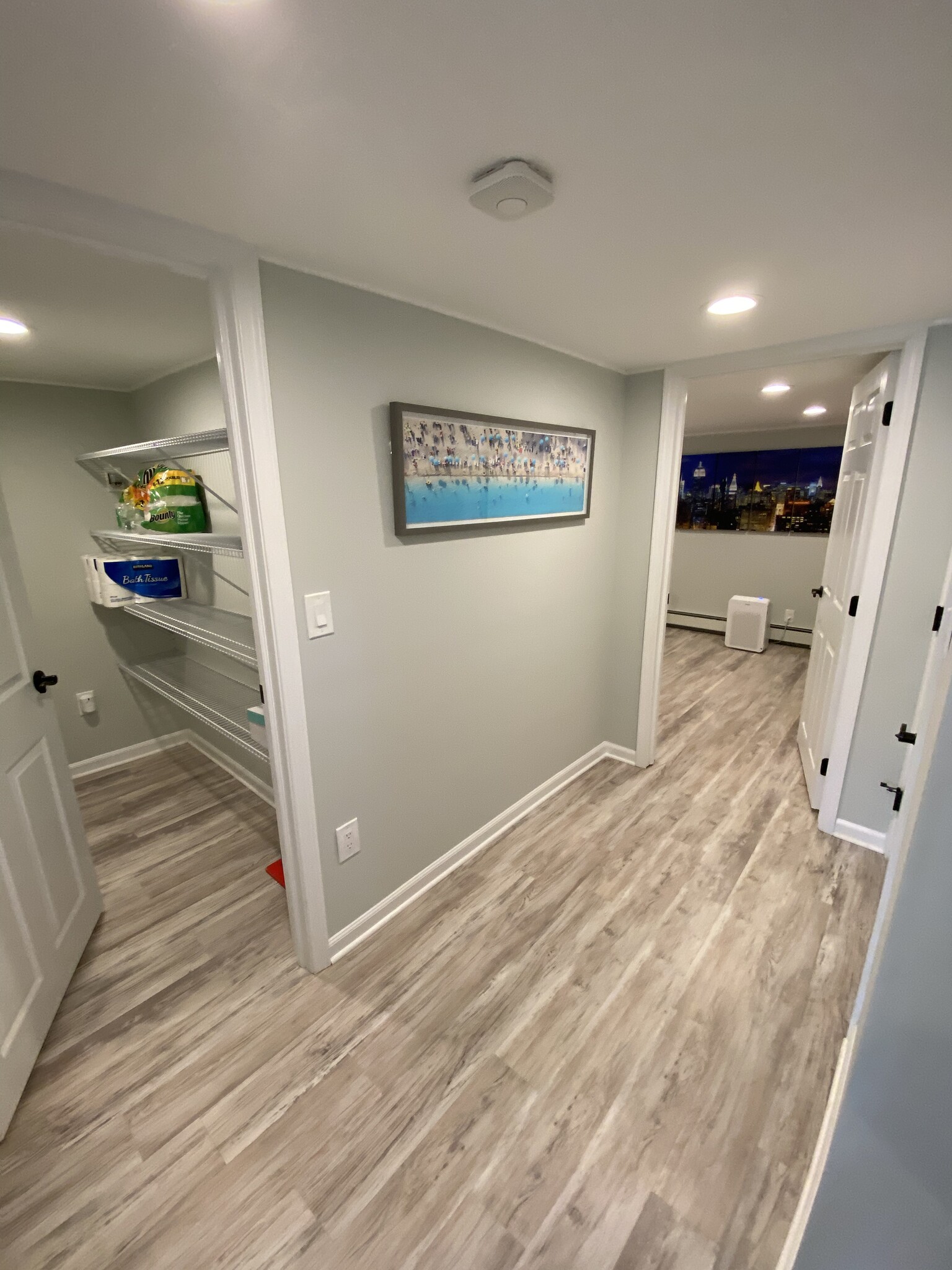 Lower level hallway to storage and bonus room - 1400 Camp Ave