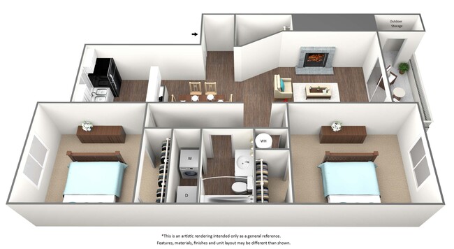 Floorplan - Union Heights Apartments