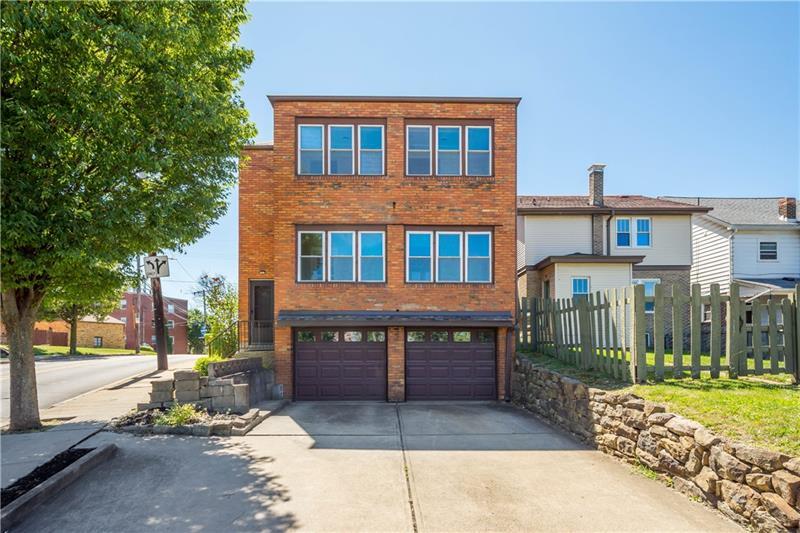 Rear of building and garage - 433 Winterhill St