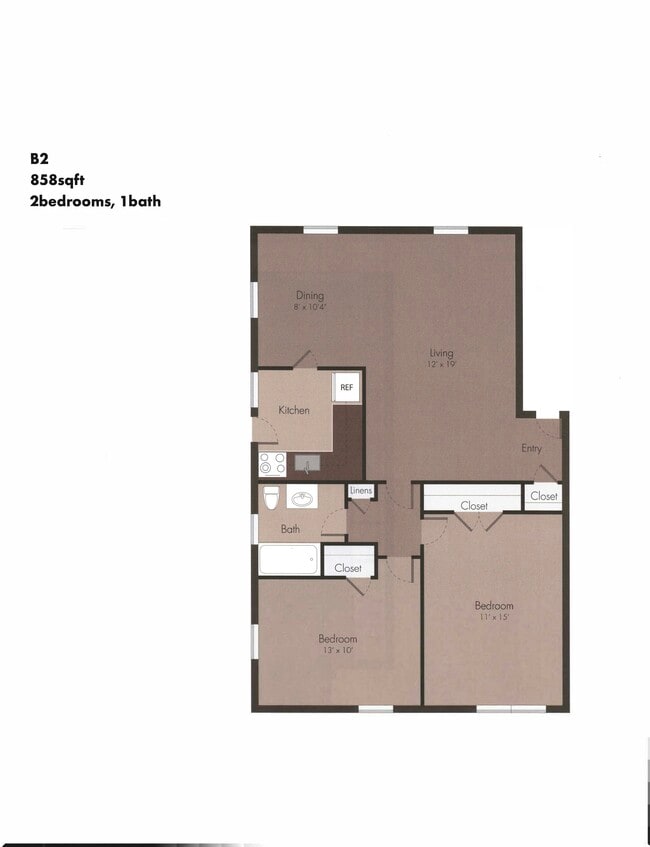 Floorplan - Carlton Park Apartments