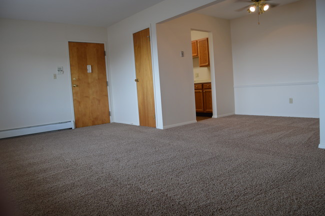One bedroom living room - Hickory Arms Apartments