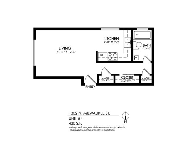 Floorplan - 1302 Milwaukee