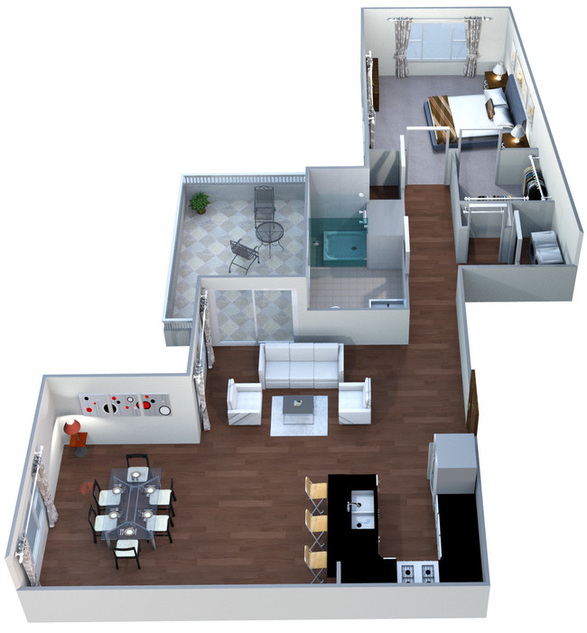 Floorplan - Linea Cambridge Apartments