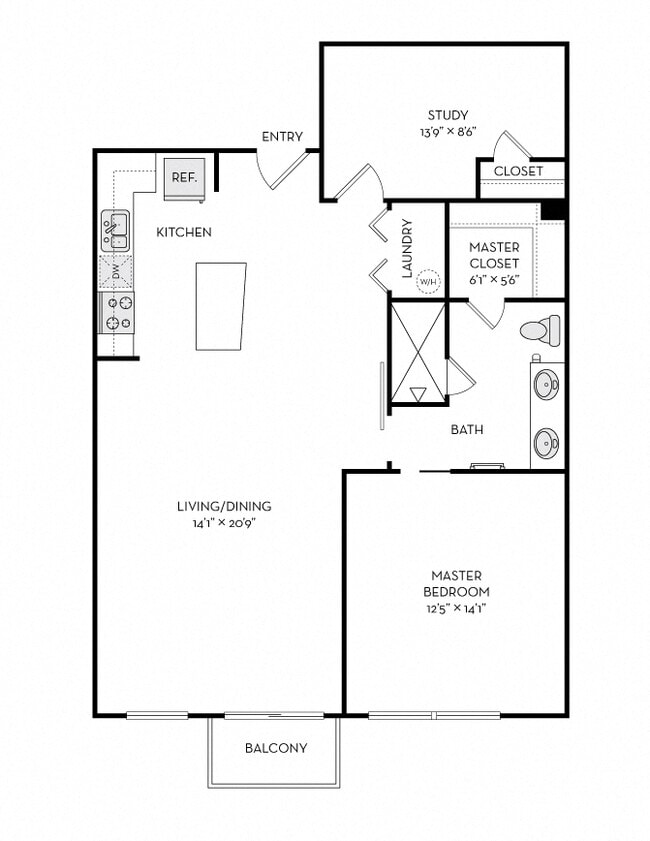 Floorplan - The Heights at Park Lane