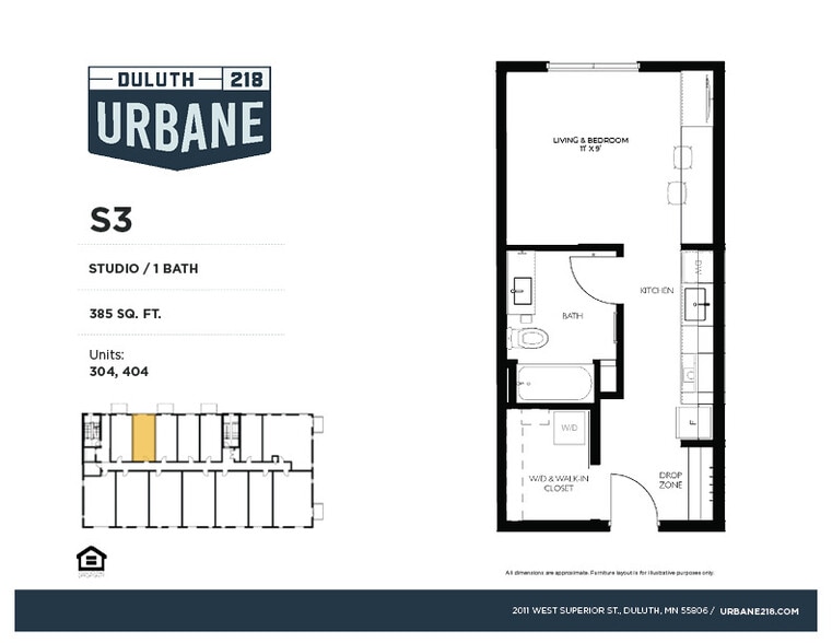 Urbane218 S3 (B) Floor Plan - Urbane218