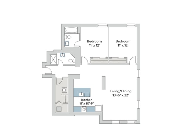Floorplan - The Colonnades