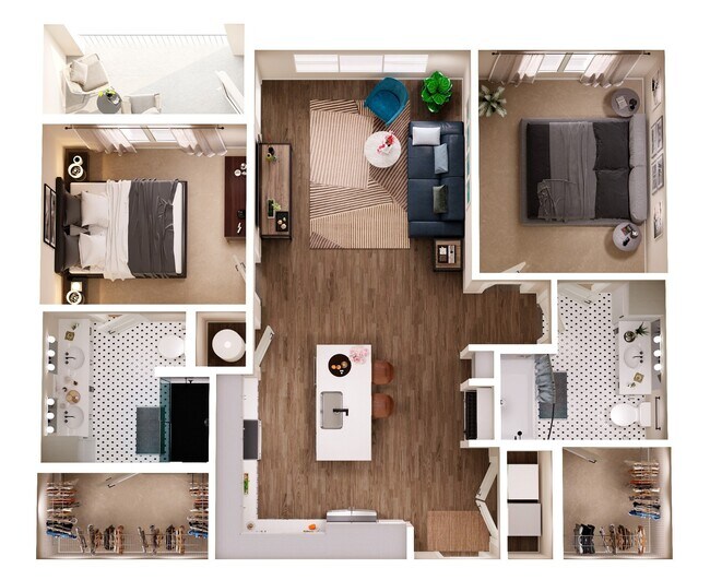 Floorplan - The Crown of Queen City