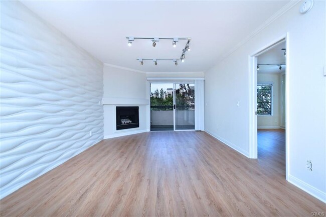 Living Room with Fireplace - 5545 Canoga Ave