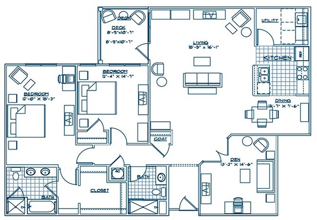 The Somerset | 2 Bed / 2 Bath + Den - The Lodge at BridgeMill