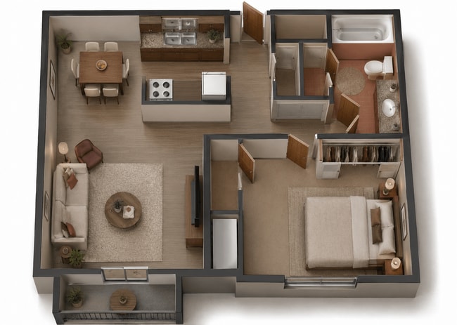 Floorplan - Candlewyck Apartments