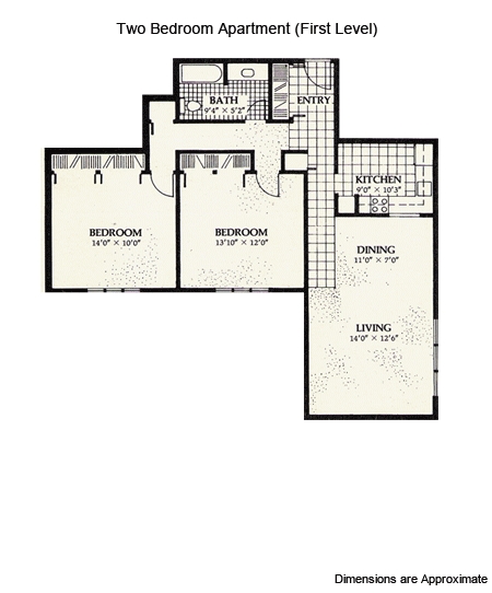 2BR/1BA - Brookhaven Apartments