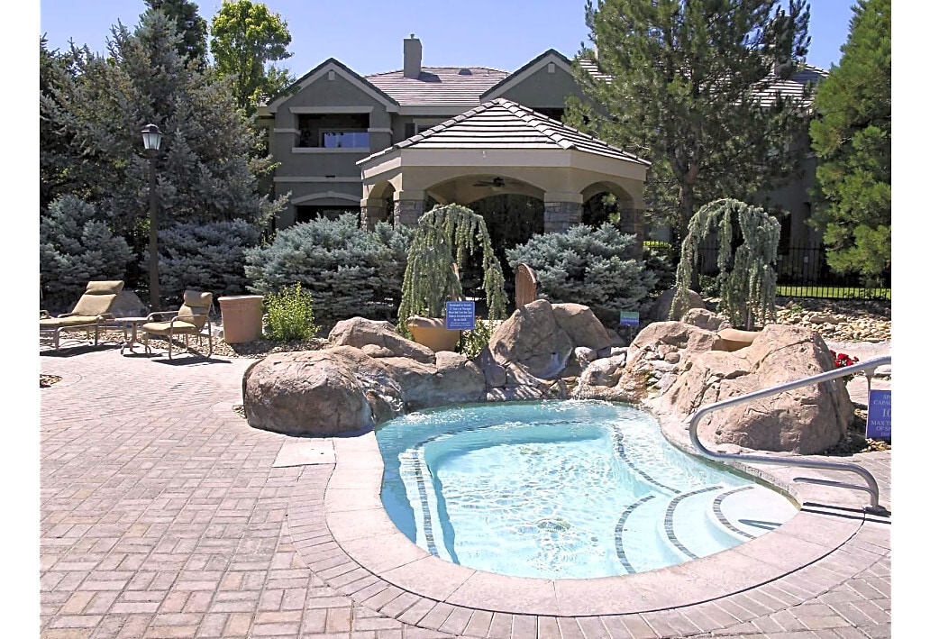 One of 2 hot tubs - 900 S Meadows Pky