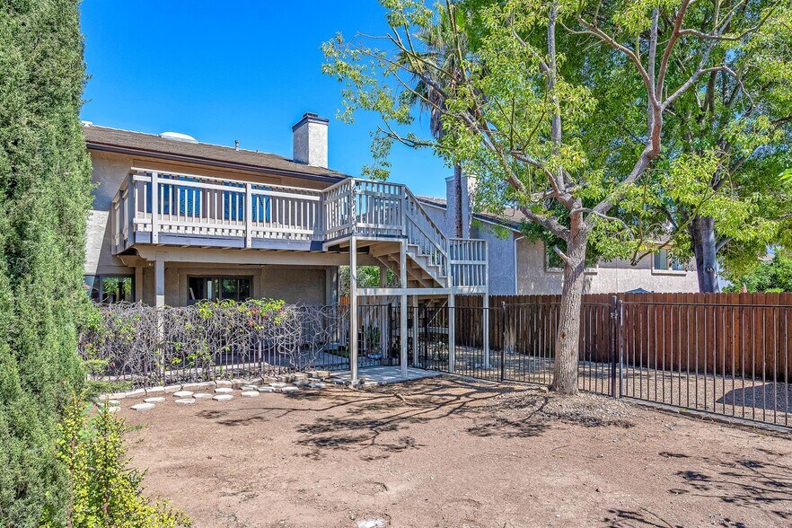gated yard and with covered patio and upper deck - 2655 Calle Abedul