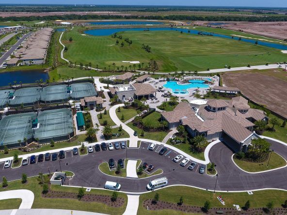Ariel view of clubhouse - 17810 Gawthrop Dr
