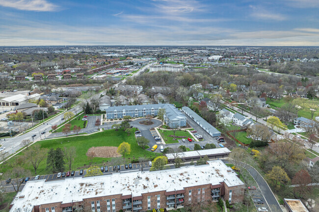 Aerial Context Image - Ogden Court Apartments