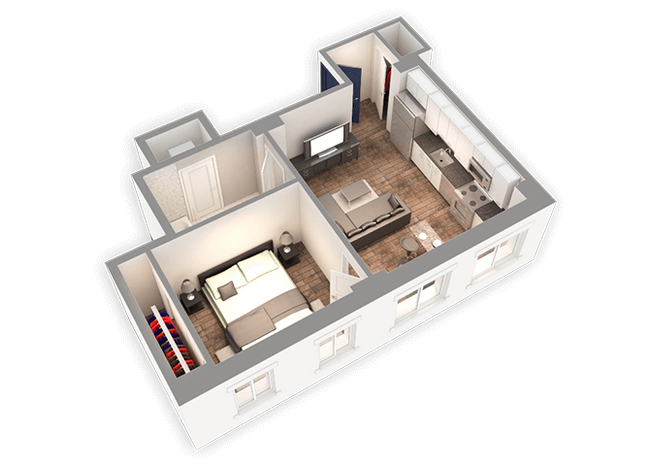 Floorplan - Park Heights by the Lake Apartments