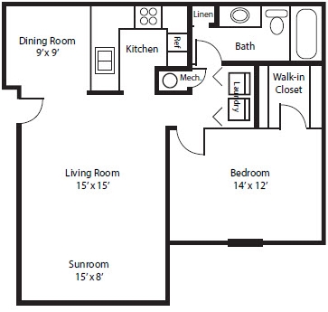 1BR/1BA - Magnolia Place at Stockbridge