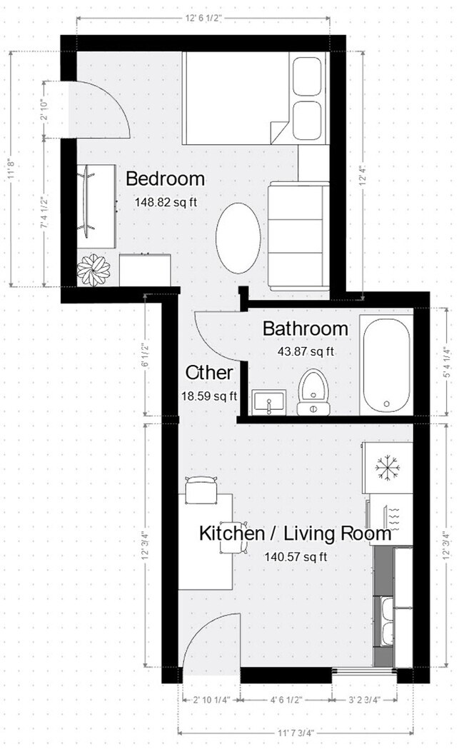 Floorplan - Campus Edge at Slippery Rock