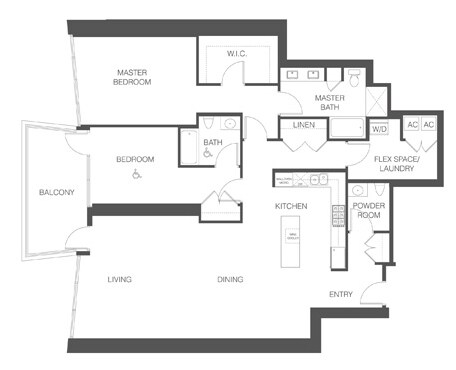 2BR/2BA - Bayside at the Embarcadero