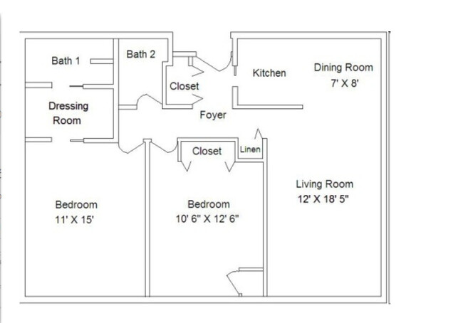 Floorplan - IMPERIAL HOUSE APARTMENTS